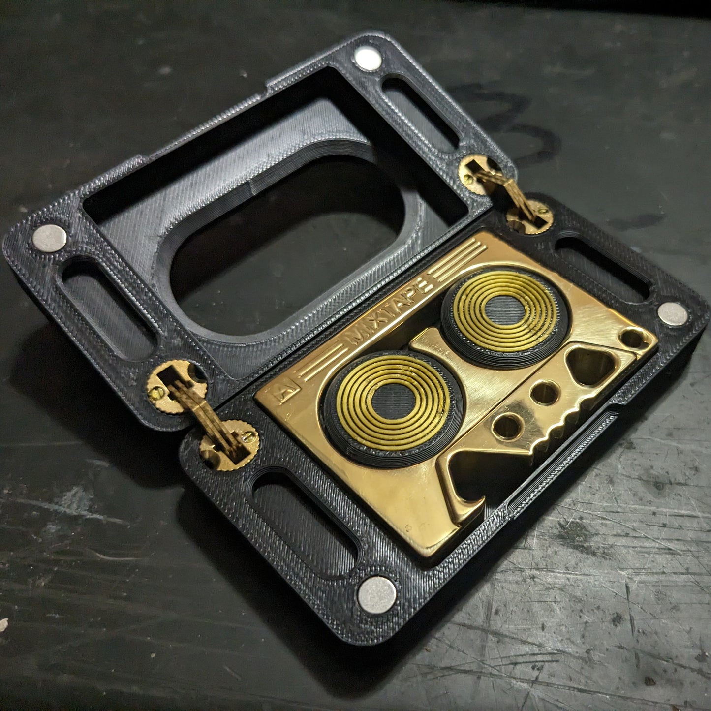 MixTape Bottle Opener - Brass - GoldLabel Edition