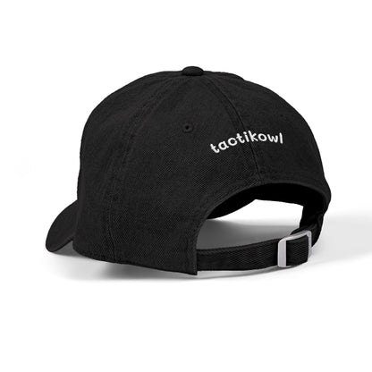 Playtime's Over - Embroidered Denim Cap