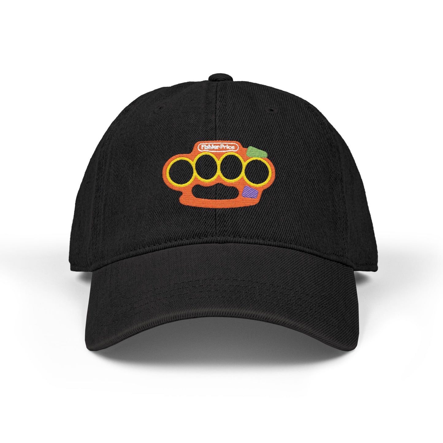 Playtime's Over - Embroidered Denim Cap