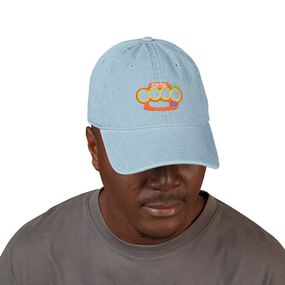 Playtime's Over - Embroidered Denim Cap