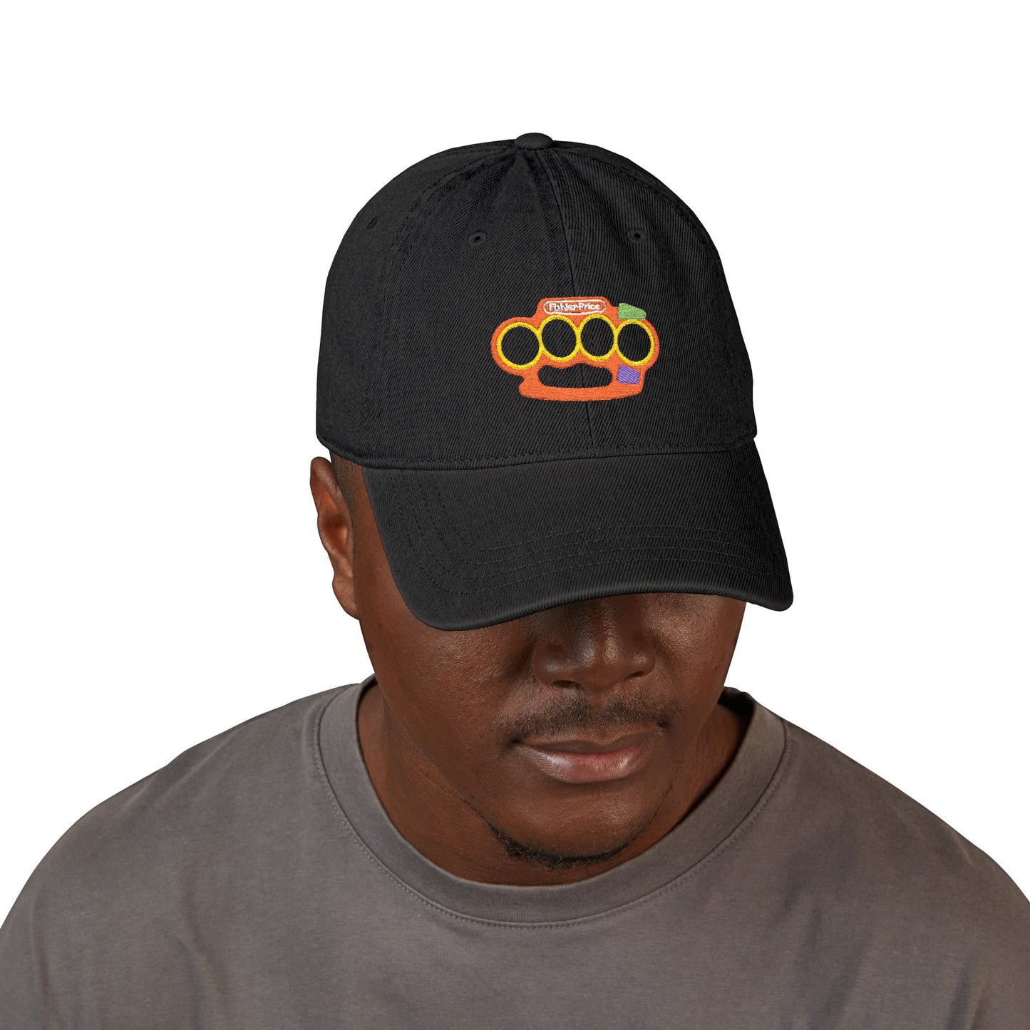 Playtime's Over - Embroidered Denim Cap