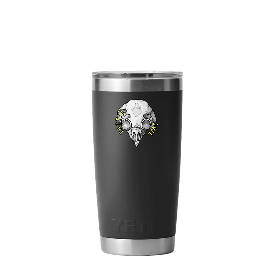 Owl Skull YETI Rambler Tumbler 20 oz