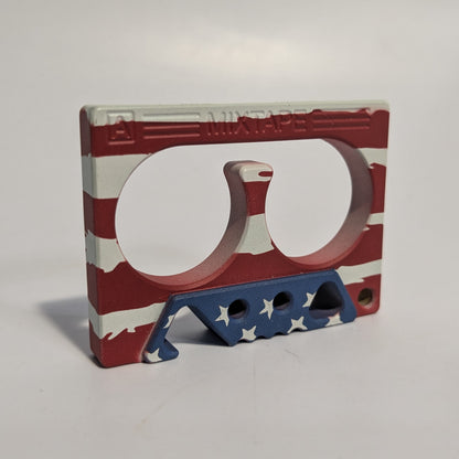 MixTape Bottle Opener - Brass - American Flag