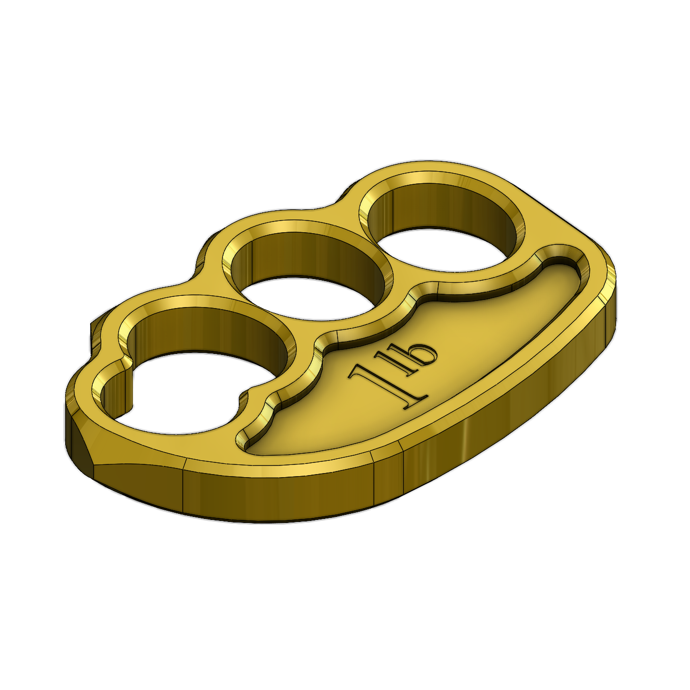 Pounder Exercise Weight - Pokey - Brass