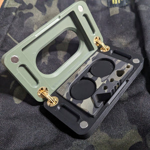 MixTape Bottle Opener - Brass - Black Multicam Edition - Tactikowl Gear