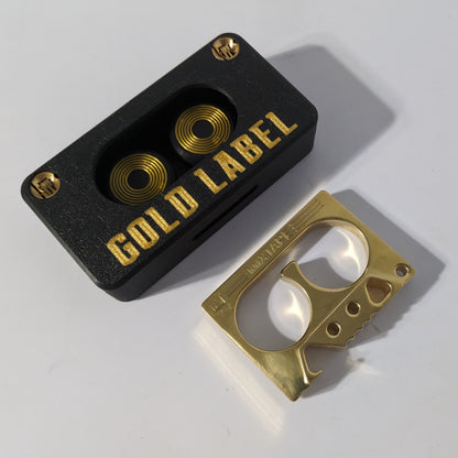 MixTape Bottle Opener - Brass - GoldLabel Edition