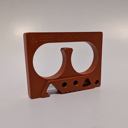 MixTape Bottle Opener - Brass - Orange Cerakote