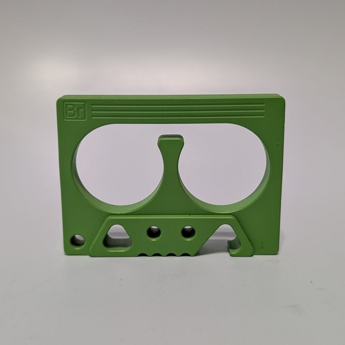 MixTape Bottle Opener - Brass - Slime Green Cerakote