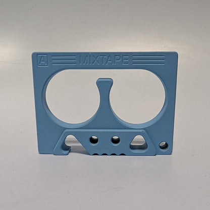 MixTape Bottle Opener - Brass - Light Blue Cerakote