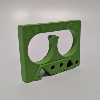MixTape Bottle Opener - Brass - Slime Green Cerakote