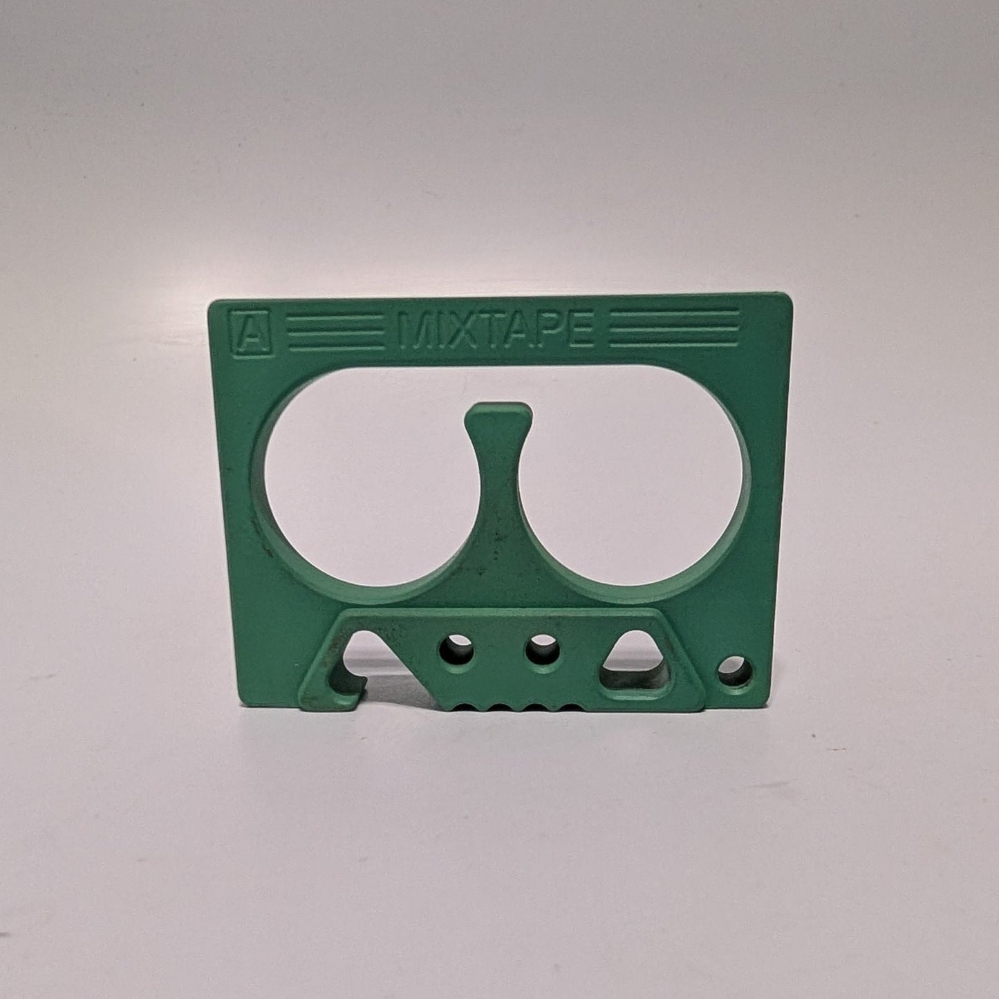 MixTape Bottle Opener - Brass -Teal Cerakote
