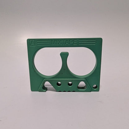 MixTape Bottle Opener - Brass -Teal Cerakote