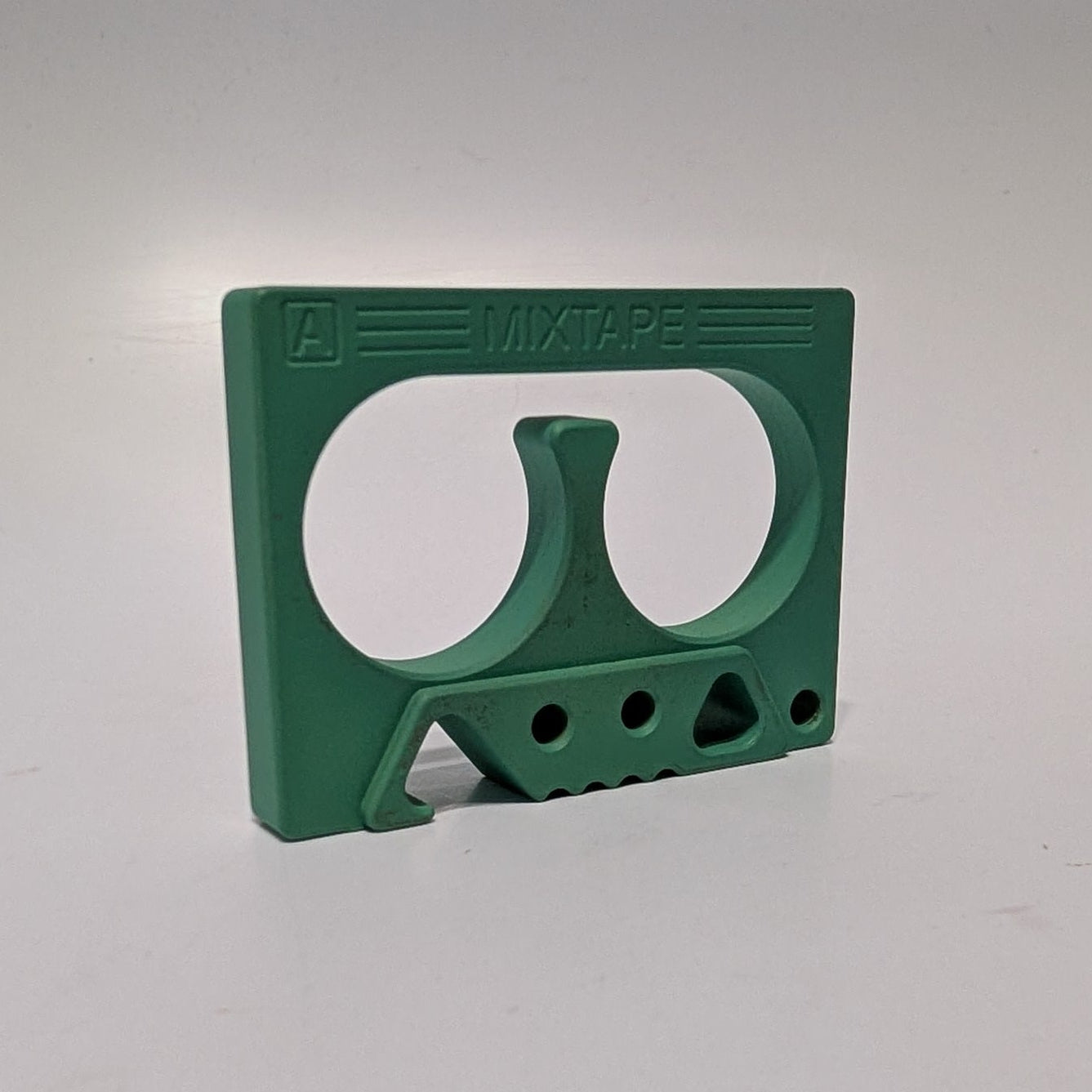 MixTape Bottle Opener - Brass -Teal Cerakote