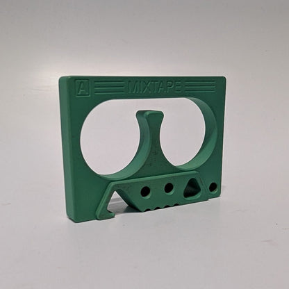 MixTape Bottle Opener - Brass -Teal Cerakote