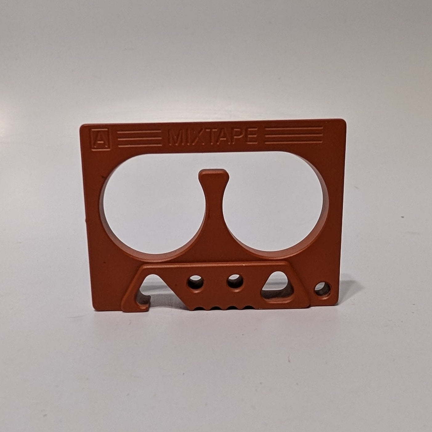 MixTape Bottle Opener - Brass - Orange Cerakote