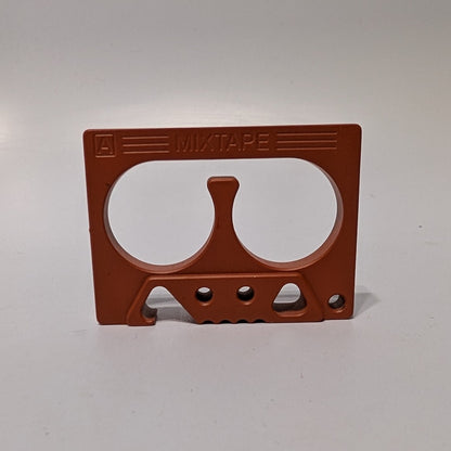 MixTape Bottle Opener - Brass - Orange Cerakote