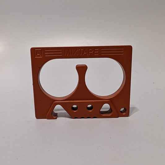 MixTape Bottle Opener - Brass - Orange Cerakote