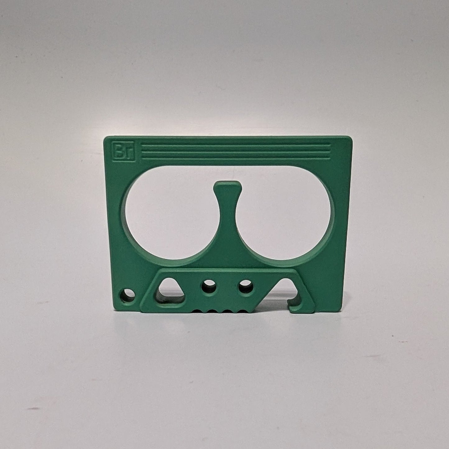 MixTape Bottle Opener - Brass -Teal Cerakote
