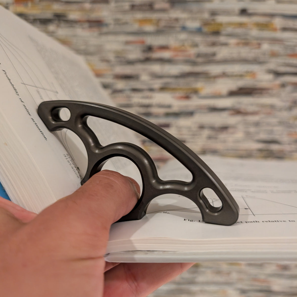 Bookkeeper Page Holder - Aluminum